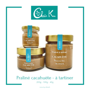 BY CHRIS K - MAMMA MIA - collection - praliné à tartiner cacahuète