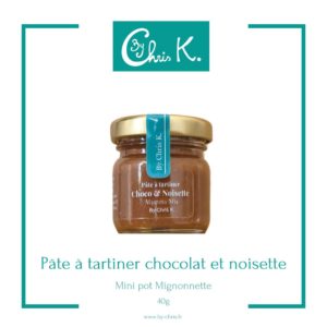 Pâte à tartiner CHOCOLAT & NOISETTE, Mamma Mia – by Chris K mini pot